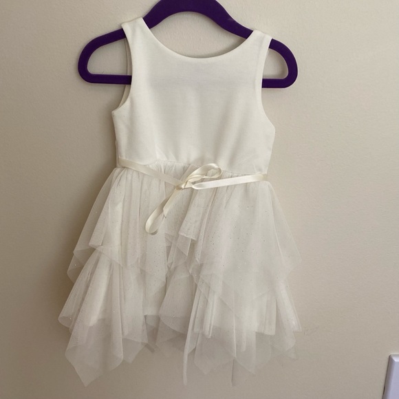 Zunie | gold sequin heart dress with sparkly tutu - Picture 3 of 3